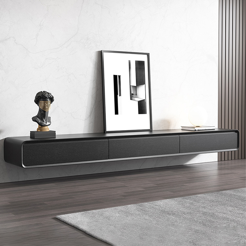 POVISON Merrin Modern Wall-Mounted Floating TV Stand Media Console